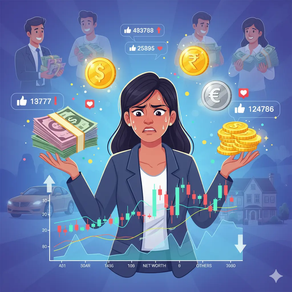 Financial anxiety due to money FOMO in India